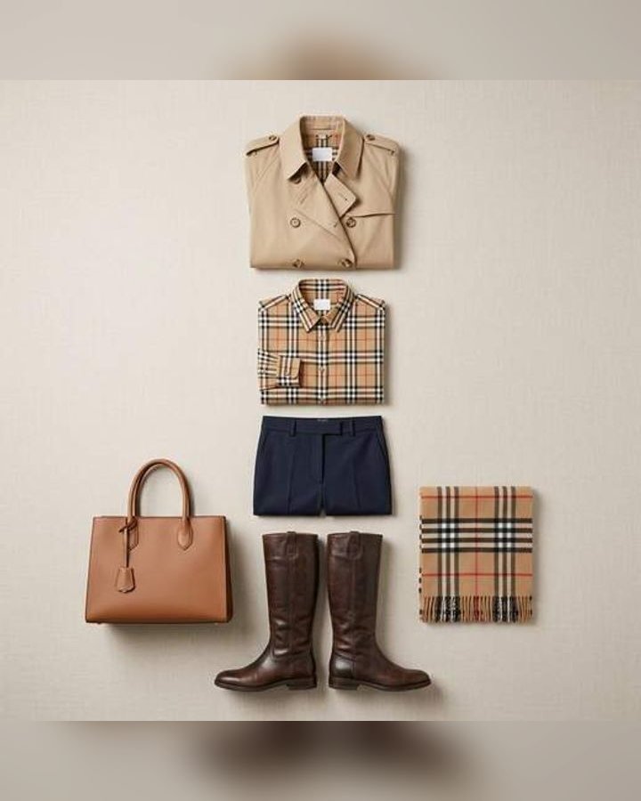 Look one — the flat lay — stage 2