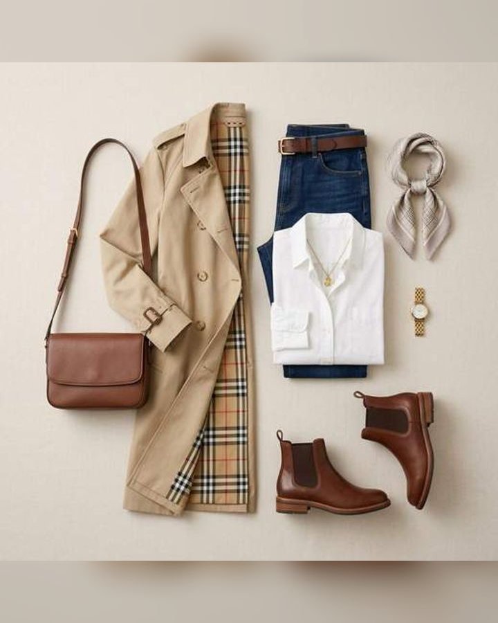Look two — the flat lay — stage 5